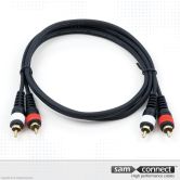 Cable de 2x RCA a 2x RCA Serie Profesional,5m, m/m