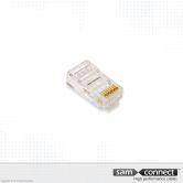 Conector RJ-45 8P8C para UTP Cat 5e, set 10 p.
