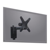 Soporte Monitor 13-30" Flexible 1 brazo Negro