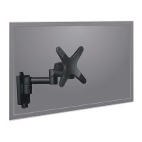 Soporte Monitor 13-30" Flexible 2 brazos Negro