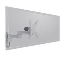 Soporte Monitor 13-30" Flexible 2 brazos Blanco