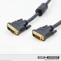 Cable DVI-I Doble Enlace, 3m, m/m