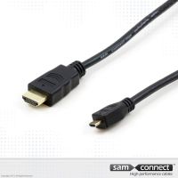 Cable de HDMI Micro a HDMI, 1m, m/m
