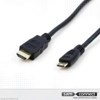 Cable HDMI Mini a HDMI, 1m, m/m