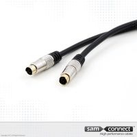 Cable S-VHS Serie Profesional, 5m, m/m