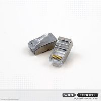 Conector RJ-45 8P8C para UTP Cat 7, set 10 p.